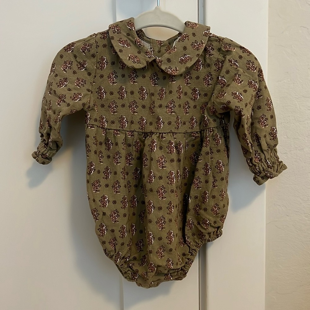 Rylee + Cru Cora romper in Flower Block